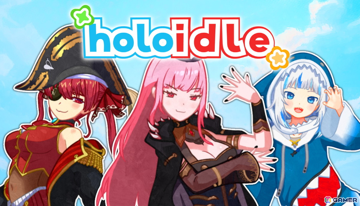 ホロライブタレントを人気配信者に育てるクリッカーゲーム「Holoidle」がSteamにて配信！森カリオペさん、がうる・ぐらさん、宝鐘マリンさんが登場の画像