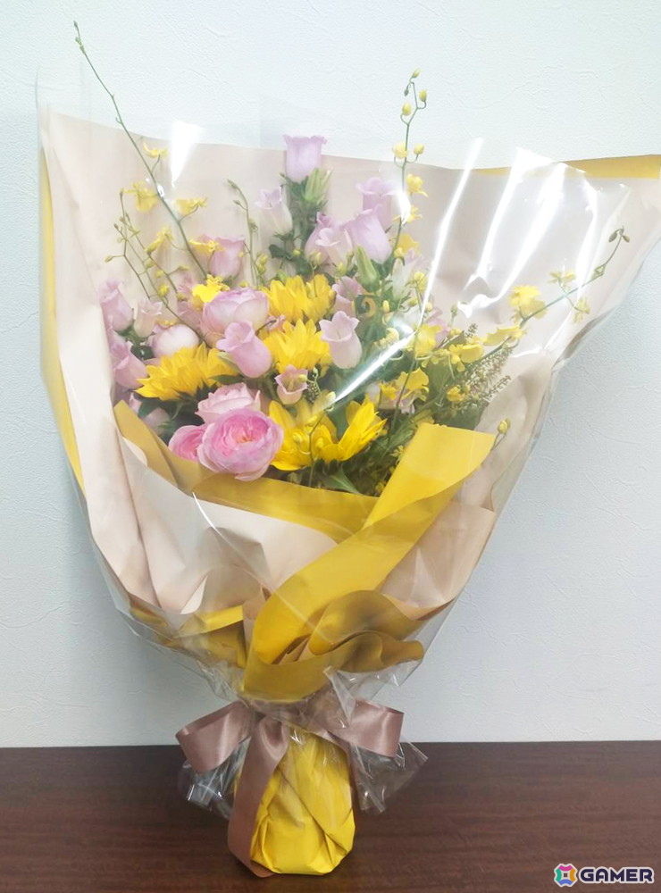 花キューピットに依頼をして実際に贈られた花束