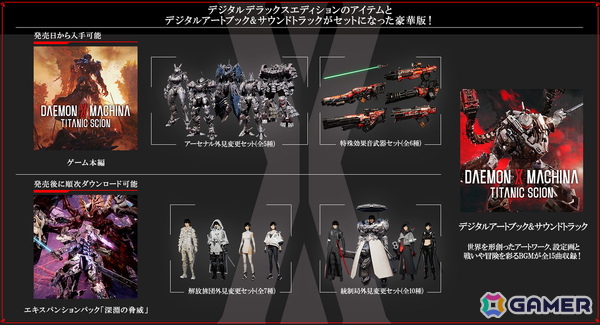 「DAEMON X MACHINA TITANIC SCION」ダウンロード版の予約受付がスタート！6月9日には新映像が公開の画像6
