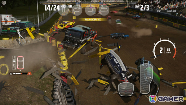 激突レースゲーム「Wreckfest」iOS/Android版を30分間無料で体験できる「Wreckfest Try ＆ Buy」が配信！の画像