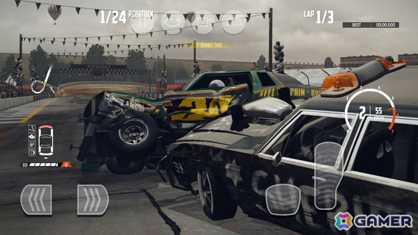 激突レースゲーム「Wreckfest」iOS/Android版を30分間無料で体験できる「Wreckfest Try ＆ Buy」が配信！の画像