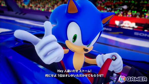 「ソニックレーシング クロスワールド」一人でも白熱したレースを楽しめる“グランプリ”を先行プレイ！ライバルとの会話シーンではもしもの組み合わせもの画像