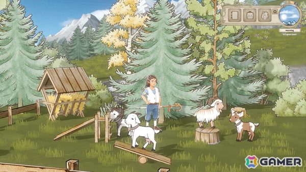 アルプスでのスローライフを楽しむ「ハイジがくれたもの 大自然アルプスに暮らす」のSteamストアページが公開！の画像2