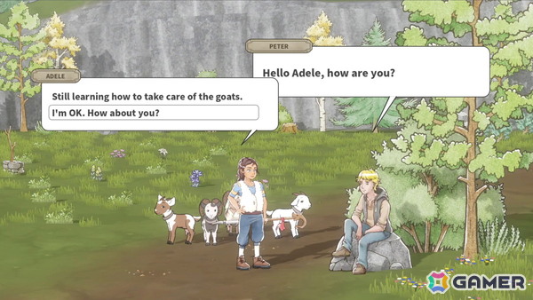 アルプスでのスローライフを楽しむ「ハイジがくれたもの 大自然アルプスに暮らす」のSteamストアページが公開!の画像