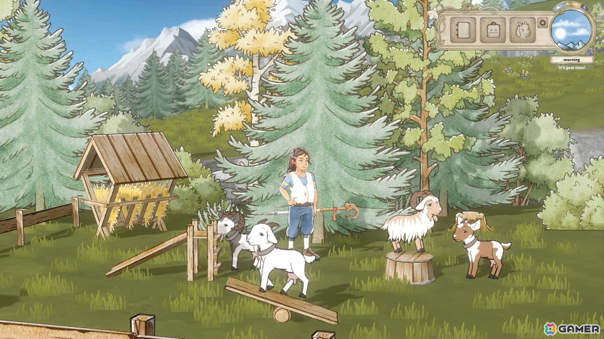 アルプスでのスローライフを楽しむ「ハイジがくれたもの 大自然アルプスに暮らす」のSteamストアページが公開!の画像