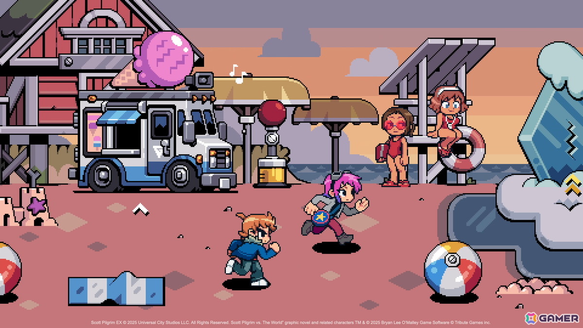 「スコット・ピルグリム」シリーズの完全新作アクションADV「Scott Pilgrim EX」が2026年上半期にPS5/PS4/Xbox Series X|S/Switch/PC向けに発売！の画像