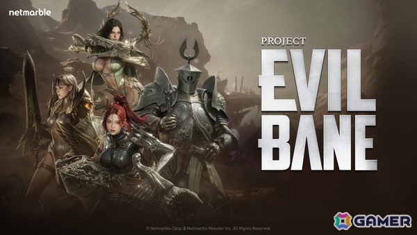 ネットマーブルが協力型マルチアクション「PROJECT EVILBANE」を発表！「RAVEN」IPの物語的ルーツにインスパイアされたダークファンタジーの世界が舞台にの画像1