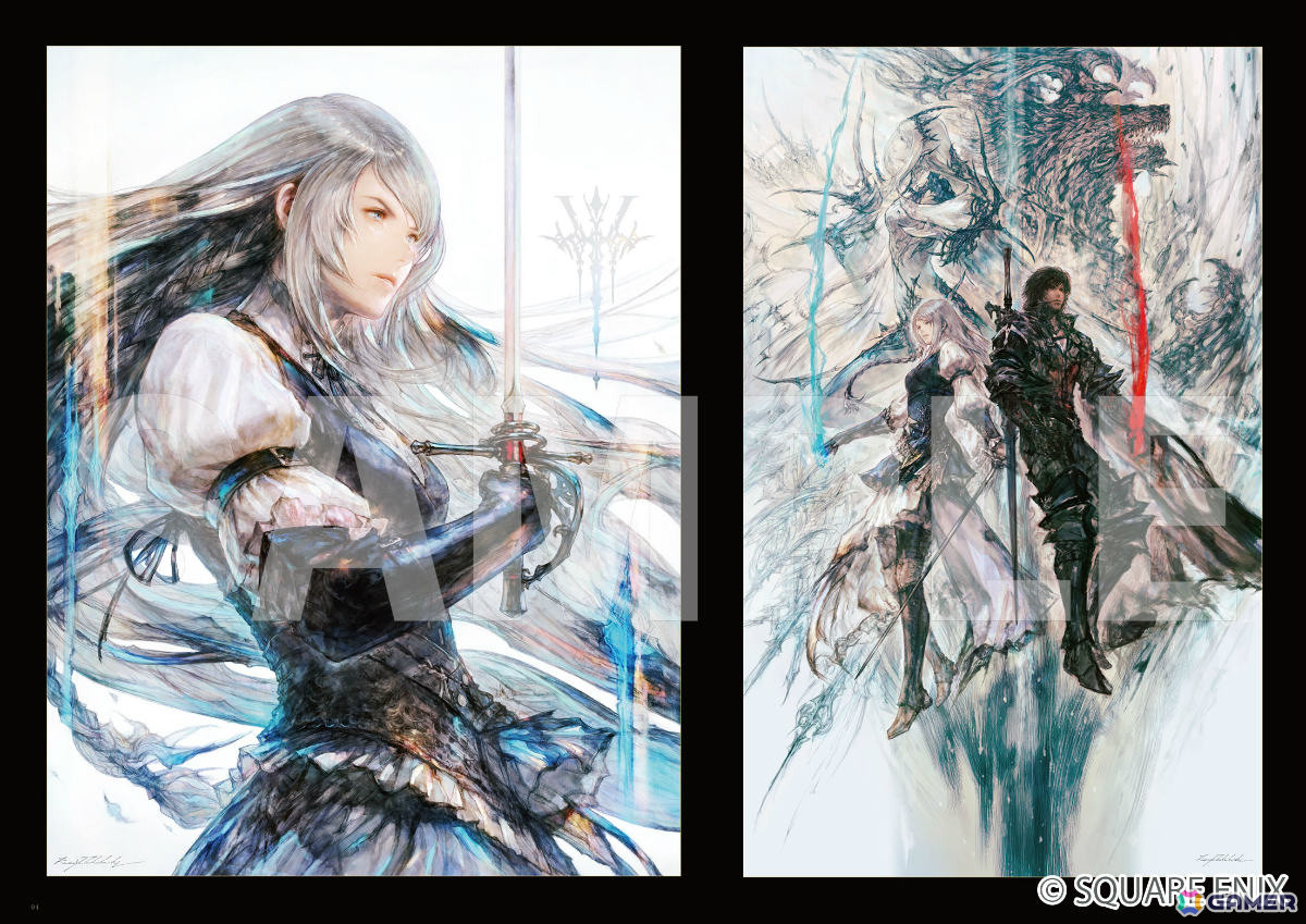 「FFXVI」唯一の公式世界設定本「LOGOS」が12月16日に発売!DLC2作品の公式画集や複製原画も登場の画像