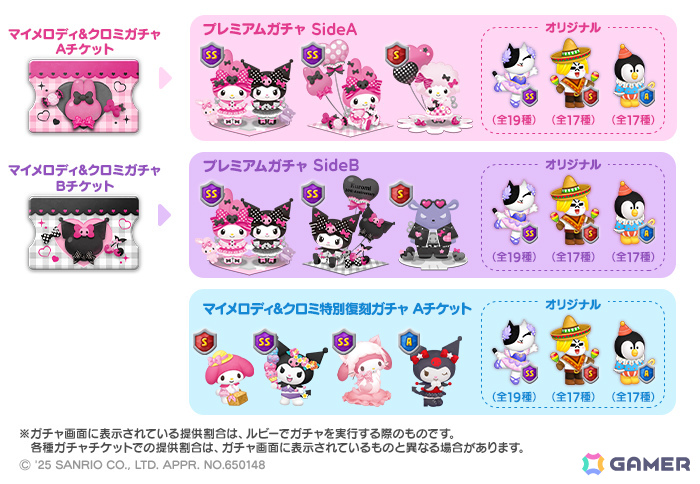「LINE バブル2」がサンリオの「マイメロディ＆クロミ」とコラボ！限定なかまが多数登場、サマー・マイメロディなどの復刻もの画像