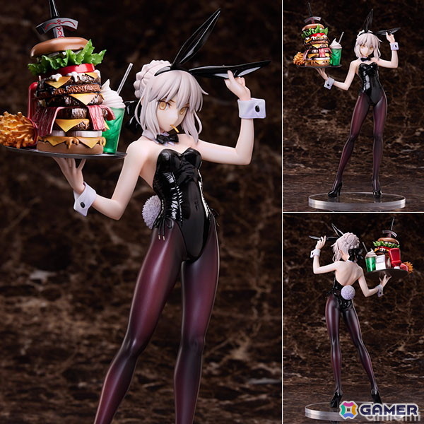 FGO」セイバー/アルトリア・ペンドラゴン〔オルタ〕がバニースーツ姿で