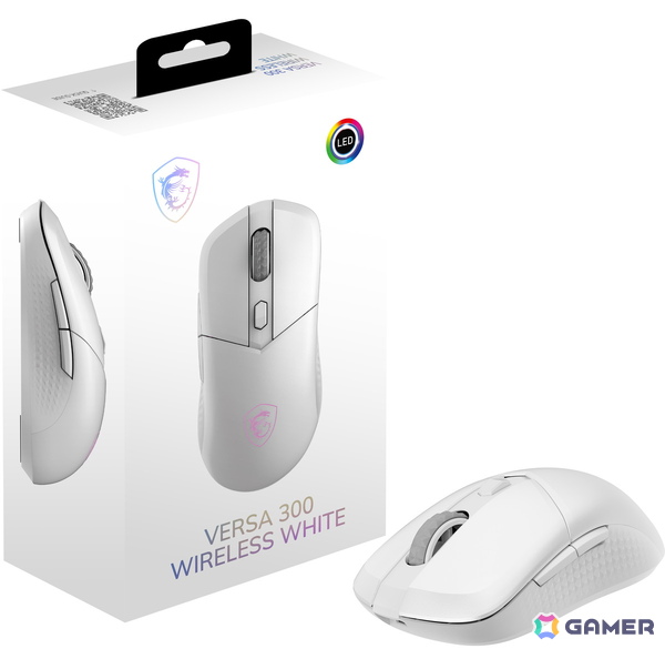 MSIよりシンプルな形状のゲーミングマウス「VERSA 300 ELITE WIRELESS WHITE」と「VERSA 300 WIRELESS WHITE」が発売！の画像6