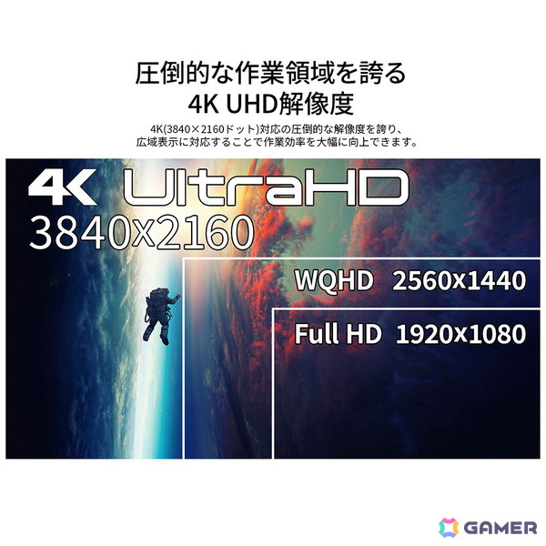 JAPANNEXTより120Hz・4Kに対応した28インチのゲーミングモニター「JN-28IPS120UHD-HSP」が発売！の画像2