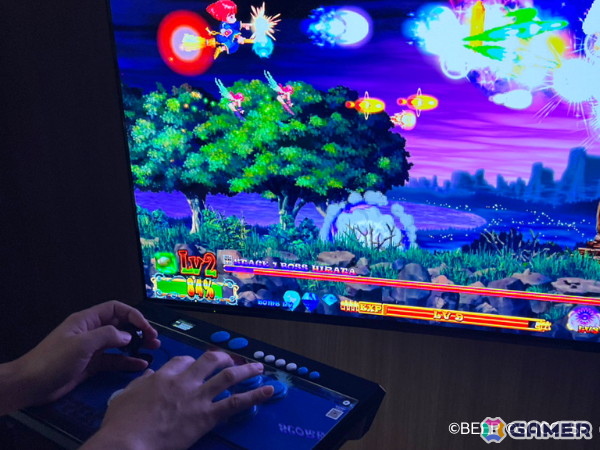 「アーケードフリーク」でSwitch版「コットン リブート」をプレイ