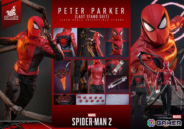 ホットトイズ　Spider-Man 2 スパイダーマン　ラストスタンドスーツ ビデオゲーム・マスターピース】『Marvel's Spider-Man 2』1/6