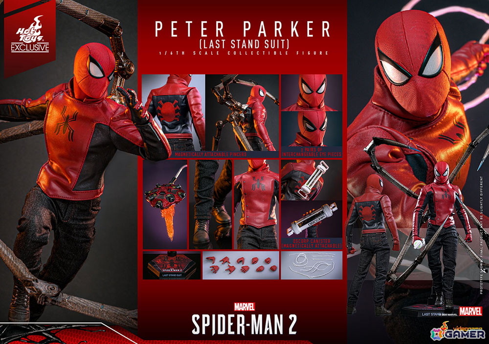 出品明日迄ホットトイズ スパイダーマン ラストスタンドスーツSpiderMan2 ビデオゲーム・マスターピース】『Marvel's Spider-Man 2』1/6
