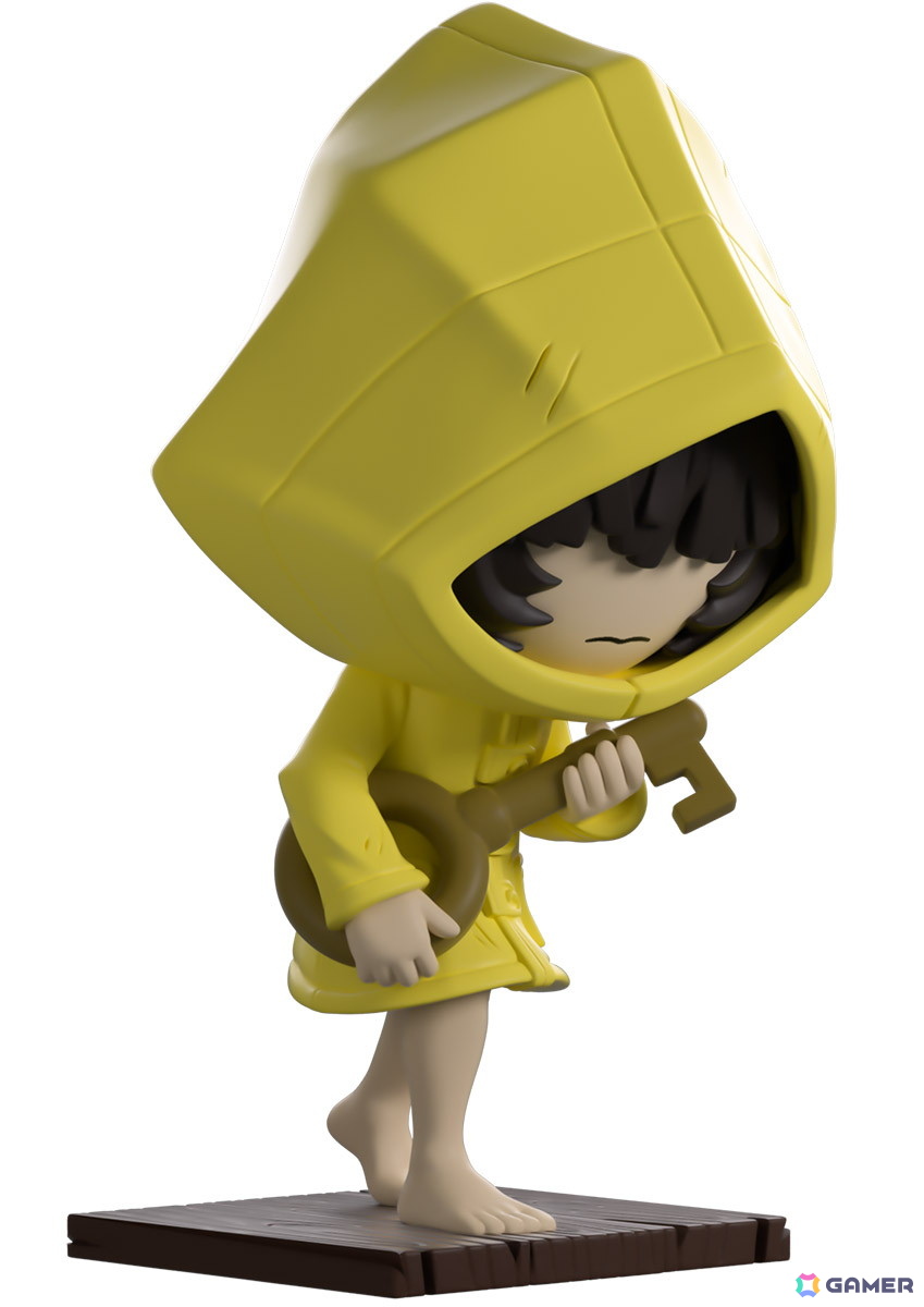 リトルナイトメア」よりシックスとモノのフィギュア、ぬいぐるみが登場