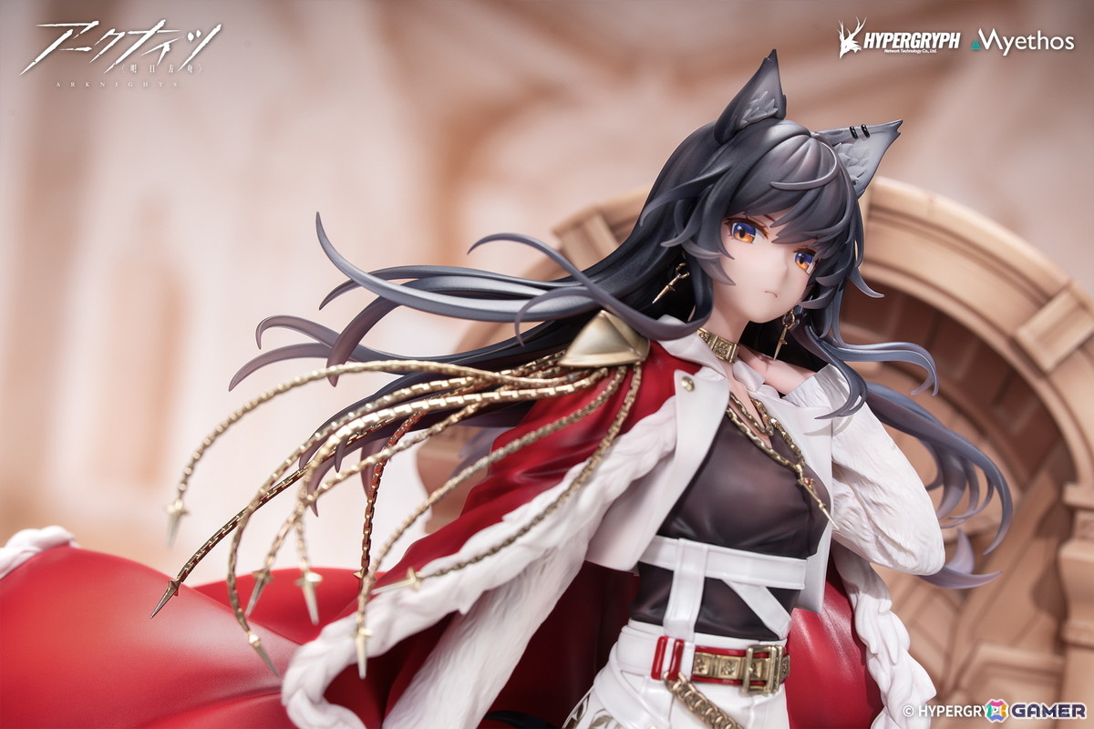 「アークナイツ」より「血掟テキサス 遺君VER.」が1/7スケールフィギュアで登場！大理石の階段を優雅に歩く姿を立体化の画像