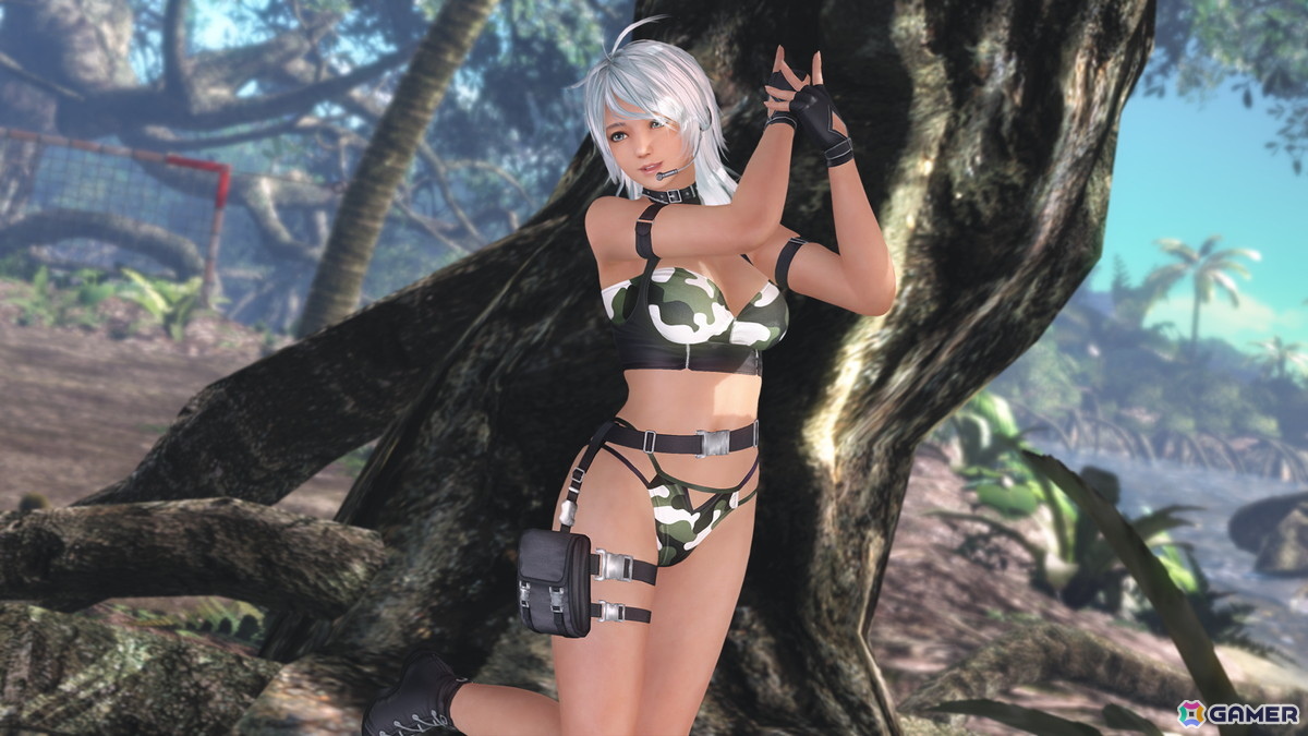 「DEAD OR ALIVE XVV」迷彩模様で濡れ透けも楽しめる新水着「ステルス・サバイバー」が登場!の画像