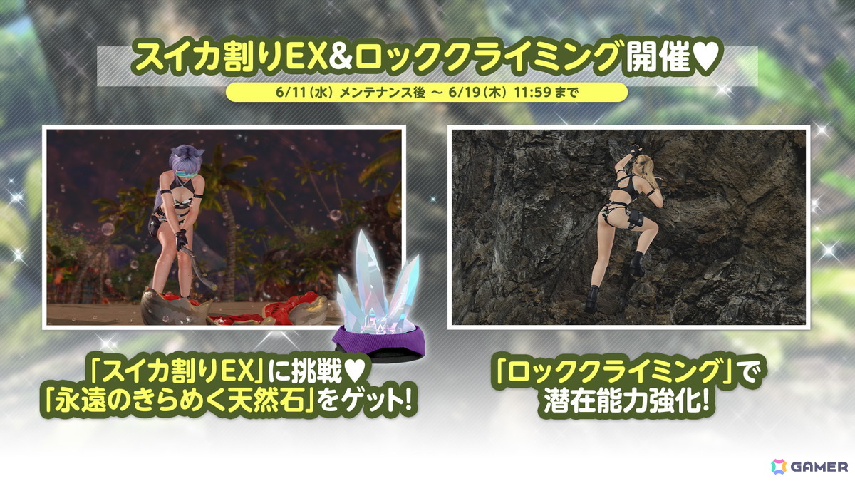 「DEAD OR ALIVE XVV」迷彩模様で濡れ透けも楽しめる新水着「ステルス・サバイバー」が登場!の画像