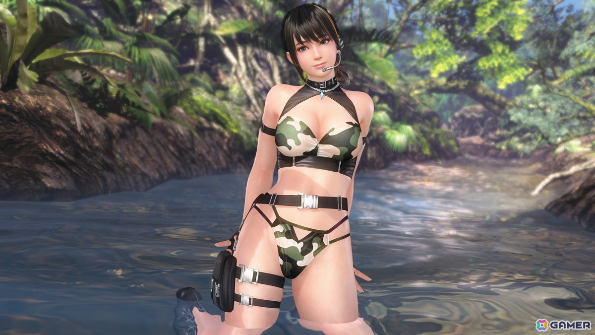 「DEAD OR ALIVE XVV」迷彩模様で濡れ透けも楽しめる新水着「ステルス・サバイバー」が登場!の画像