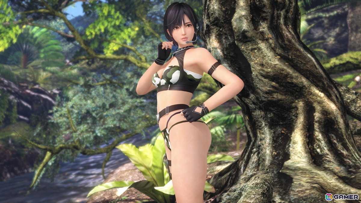 「DEAD OR ALIVE XVV」迷彩模様で濡れ透けも楽しめる新水着「ステルス・サバイバー」が登場!の画像