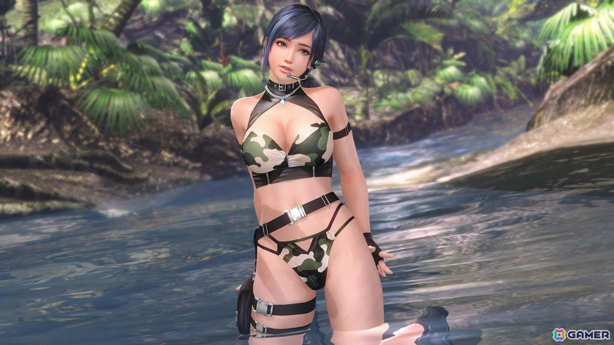 「DEAD OR ALIVE XVV」迷彩模様で濡れ透けも楽しめる新水着「ステルス・サバイバー」が登場!の画像