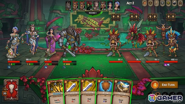 協力型デッキ構築ローグライト「Across the Obelisk」にてヒーローパック「Tulah, the Spider Queen」＆ダンジョンパック「The Sunken Temple」が配信！の画像