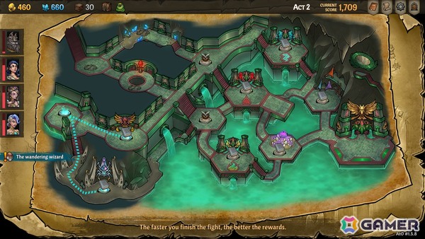 協力型デッキ構築ローグライト「Across the Obelisk」にてヒーローパック「Tulah, the Spider Queen」＆ダンジョンパック「The Sunken Temple」が配信！の画像