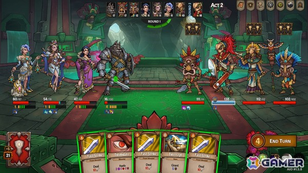 協力型デッキ構築ローグライト「Across the Obelisk」にてヒーローパック「Tulah, the Spider Queen」＆ダンジョンパック「The Sunken Temple」が配信！の画像