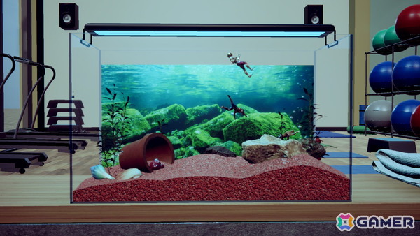 マッチョ飼育サンドボックスゲーム「マチョリウム -Muscle Aquarium Simulator-」のSwitch版が6月19日に発売！の画像