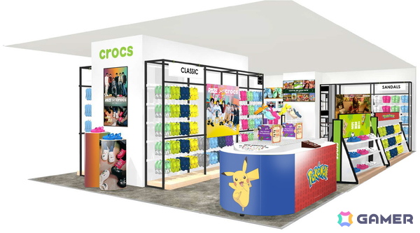 クロックスとポケモンのコラボアイテムがアイテムが発売!コラボデザインのフットウェア4種とポケモンやモンスターボールデザインのジビッツが登場の画像