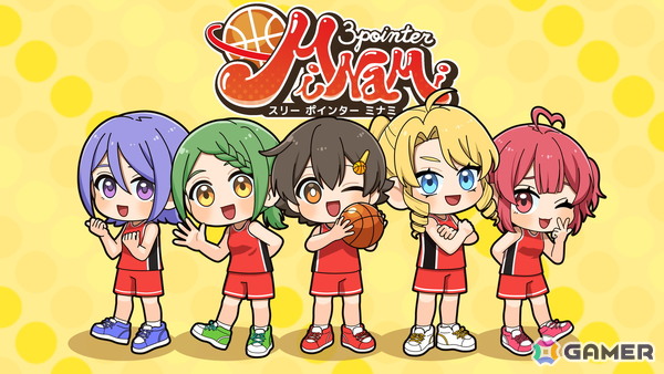 ワンタップで遊べる爽快女子バスケゲーム「3-Pointer Minami」がスマホ向けに配信！試合前にスイーツをもぐもぐしてパワーアップの画像1