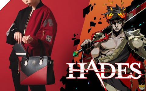 「Hades」ザグレウスがモチーフのショルダーバッグ、アウター、長財布がSuperGroupiesより登場！ハデス家やオリュンポスの神々のシンボルデザインも