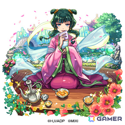 「モンスト」TVアニメ「薬屋のひとりごと」との初コラボが6月14日より開催！猫猫（CV：悠木碧）、壬氏（CV：大塚剛央）が期間限定ガチャに登場の画像