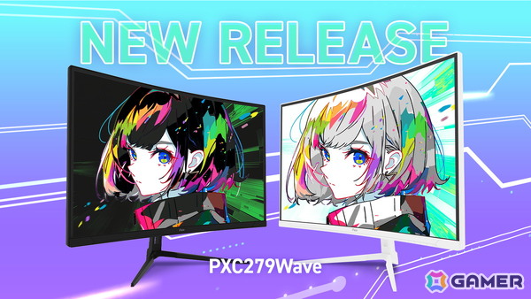 Pixio、300Hzに対応した27インチ湾曲FHDゲーミングモニター「PXC279 WAVE」の予約販売を6月13日より開始！の画像1