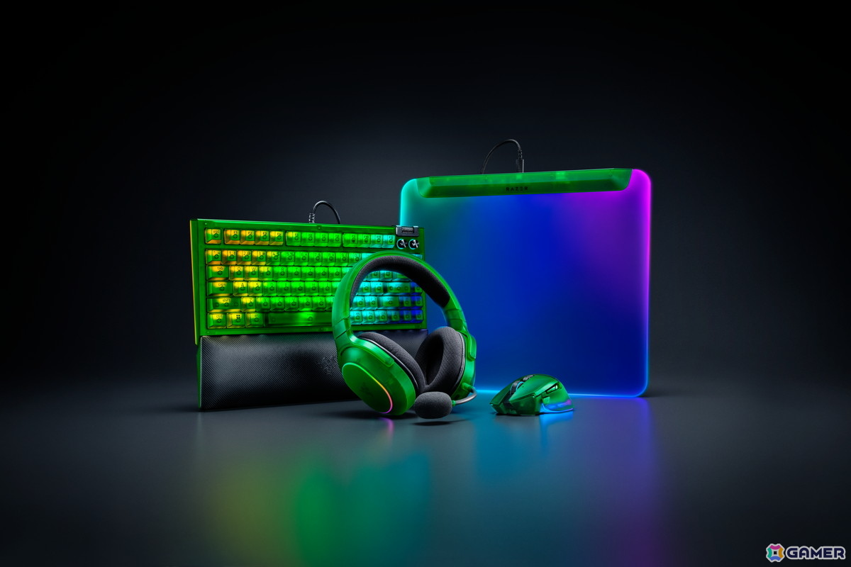 Razerより透明なデザインが目を引く「Razer Phantom Collection」が発売！マウス、キーボード、ヘッドセット、マウスパッドの4製品が登場の画像