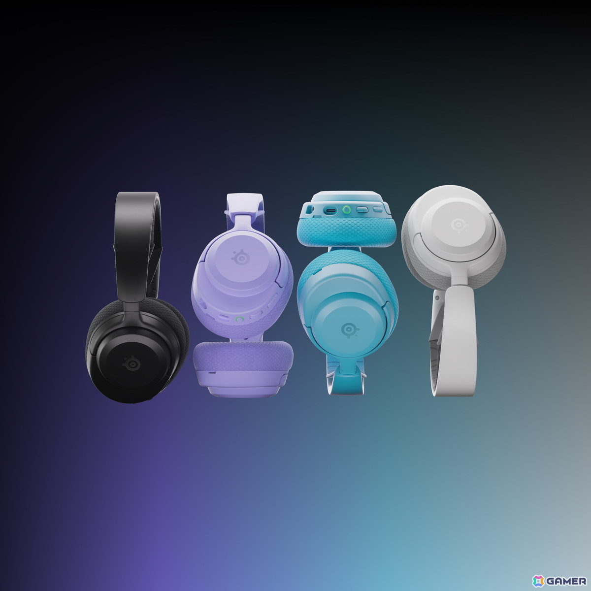 SteelSeries、ワイヤレスヘッドセット「Arctis Nova 3P Wireless」を発売!4色のカラバリと260グラムの軽さが特徴の画像