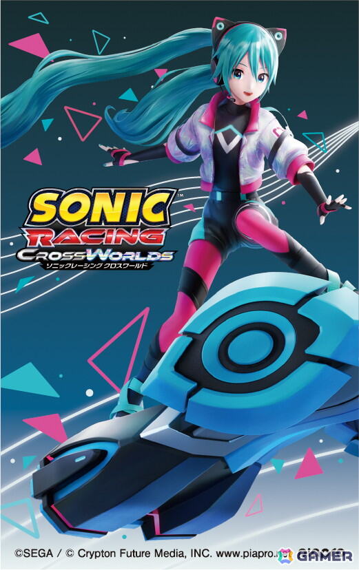 「ソニックレーシング クロスワールド」PS5/PS4/Switch版パッケージの店舗別特典が公開！初音ミクやジョーカーのマグネットステッカーなどの画像1