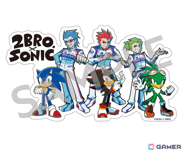 「ソニックレーシング クロスワールド」PS5/PS4/Switch版パッケージの店舗別特典が公開！初音ミクやジョーカーのマグネットステッカーなどの画像4