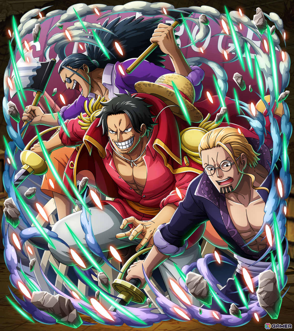 「ONE PIECE トレジャークルーズ」超スゴい「ロジャー&レイリー&ギャバン」「ニューゲート&シキ&リンリン」が登場!の画像