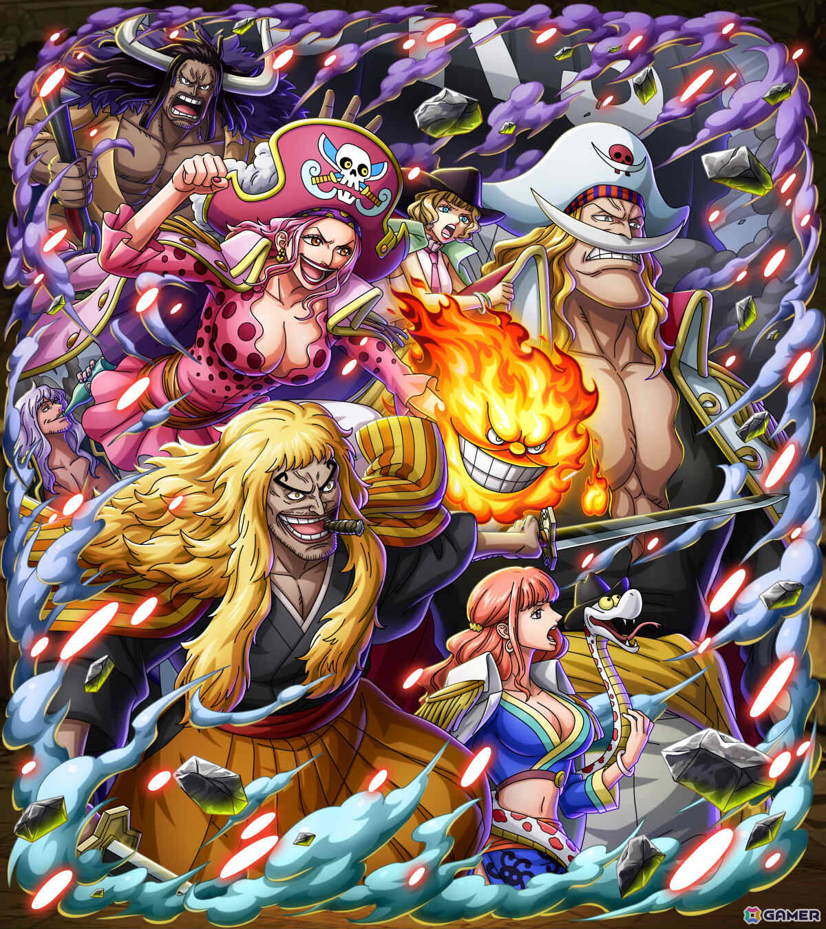 「ONE PIECE トレジャークルーズ」超スゴい「ロジャー&レイリー&ギャバン」「ニューゲート&シキ&リンリン」が登場!の画像