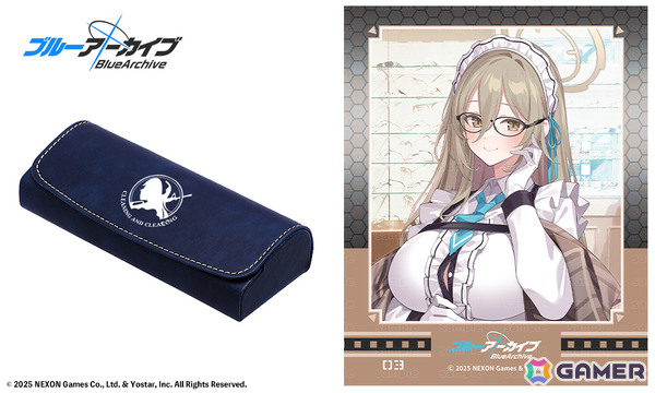 「ブルアカ」ネル、アカネ、トキをイメージしたコラボ眼鏡の予約受付が開始！ポップキュン（POPQN）先生描き下ろしクリアファイルが予約特典にの画像10