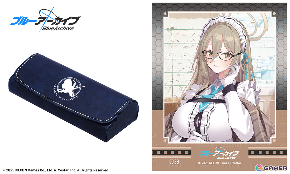 「ブルアカ」ネル、アカネ、トキをイメージしたコラボ眼鏡の予約受付が開始!ポップキュン(POPQN)先生描き下ろしクリアファイルが予約特典にの画像