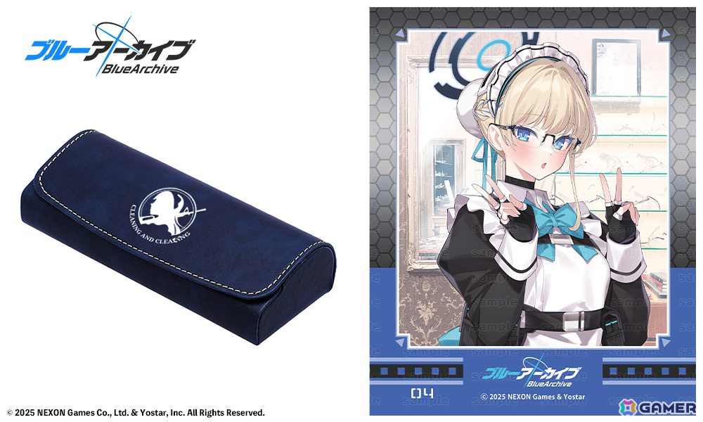 「ブルアカ」ネル、アカネ、トキをイメージしたコラボ眼鏡の予約受付が開始!ポップキュン(POPQN)先生描き下ろしクリアファイルが予約特典にの画像