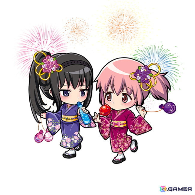 「ポコロンダンジョンズ」で「劇場版 魔法少女まどか☆マギカ」コラボ開催！水着姿の鹿目まどか、暁美ほむら、巴マミ、美樹さやか、佐倉杏子、百江なぎさが登場の画像