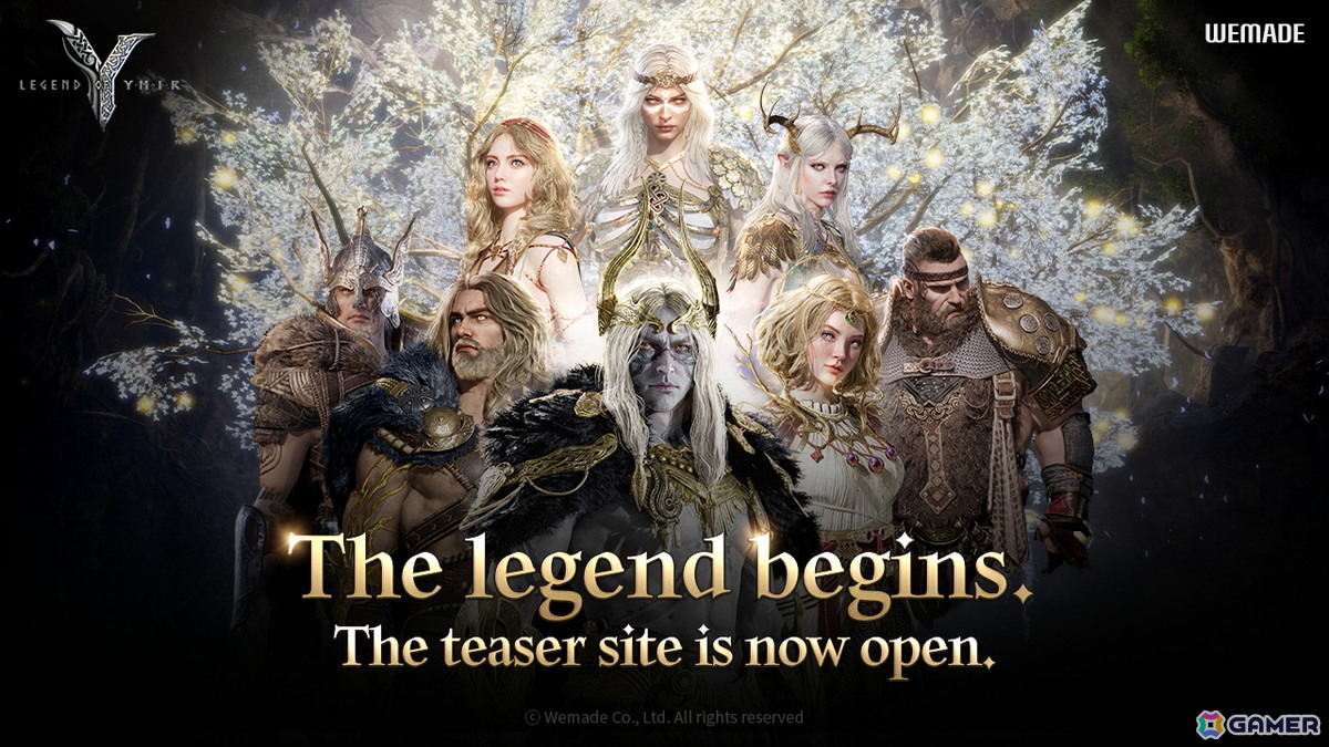 WEMADEの大型MMORPG「レジェンド・オブ・ユミル(Legend of YMIR)」のグローバルティザーサイトが公開の画像