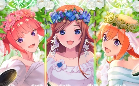 「逆転オセロニア」中野五姉妹がウェディングドレス衣装で登場！TVアニメ「五等分の花嫁」コラボ第二弾が6月20日より開催