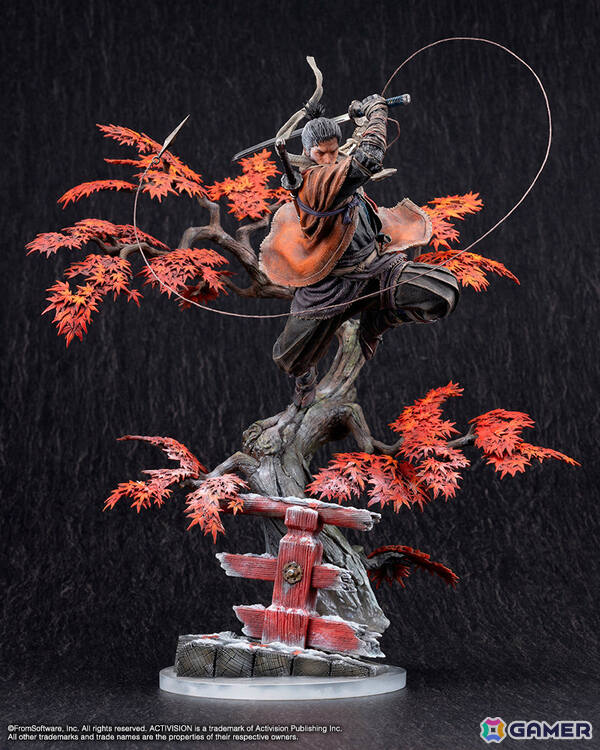 「SEKIRO: SHADOWS DIE TWICE」狼のスタチューがコトブキヤショップ限定で登場！破戒僧に飛び掛かる瞬間の気迫を1/7スケールで徹底再現の画像1