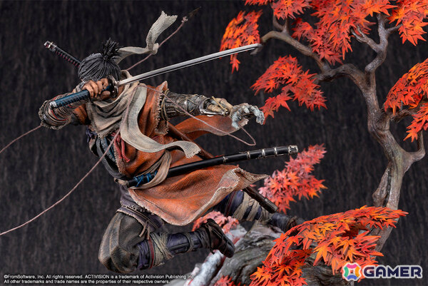 「SEKIRO: SHADOWS DIE TWICE」狼のスタチューがコトブキヤショップ限定で登場！破戒僧に飛び掛かる瞬間の気迫を1/7スケールで徹底再現の画像10