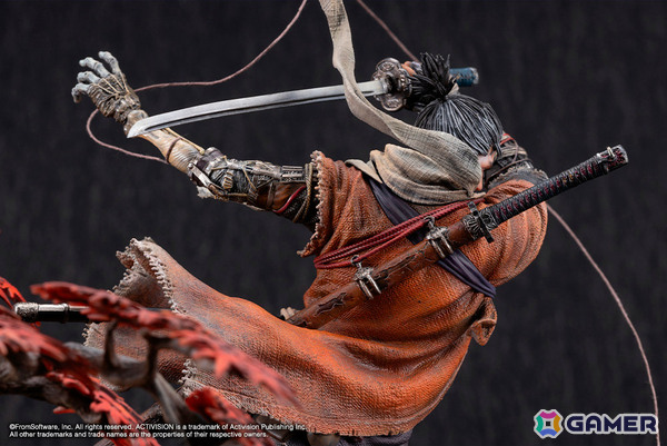 「SEKIRO: SHADOWS DIE TWICE」狼のスタチューがコトブキヤショップ限定で登場！破戒僧に飛び掛かる瞬間の気迫を1/7スケールで徹底再現の画像11